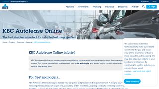 
                            4. KBC Autolease Online - Corporate Banking - KBC Banking & Insurance