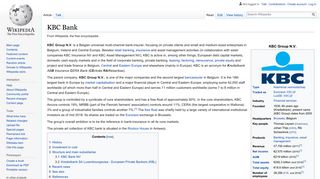 
                            4. KBC Bank - Wikipedia