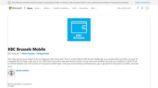 
                            13. KBC Brussels Mobile beziehen – Microsoft Store de-DE