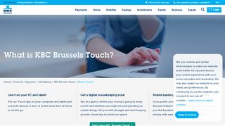 
                            3. KBC Brussels Touch: online banking for PCs and tablets - KBC ...