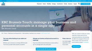 
                            11. KBC Brussels Touch: online banking for small businesses and the self ...