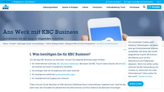 
                            6. KBC Business installieren - KBC Bank & Versicherung