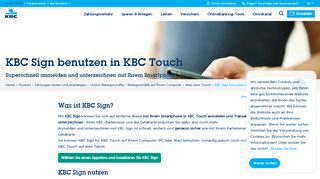 
                            1. KBC Sign: schnell anmelden und unterzeichnen mit Ihrem ...