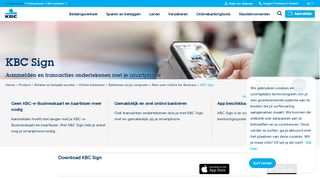 
                            2. KBC Sign: snel aanmelden in KBC Business Dashboard - KBC Bank ...