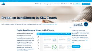 
                            8. KBC Touch in beeld - instellingen wijzigen - KBC Bank & Verzekering