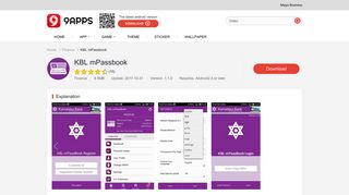 
                            7. KBL mPassbook for Android Free Download - 9Apps