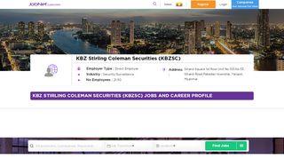 
                            11. KBZ Stirling Coleman Securities (KBZSC) Jobs in Myanmar | JobNet ...