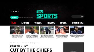 
                            13. KC Chiefs Release Kareem Hunt Over Video of Him Brutalizing - TMZ