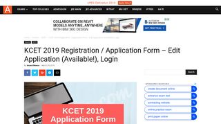 
                            7. KCET 2019 Registration / Application Form (Available)- Apply Here ...