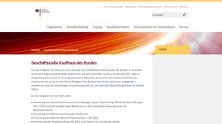 
                            4. KdB - Homepage - Geschäftsstelle Kaufhaus des Bundes