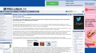 
                            12. KDE Applications 18.08 freigegeben - Pro-Linux