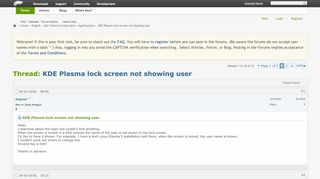 
                            11. KDE Plasma lock screen not showing user - openSUSE Forums