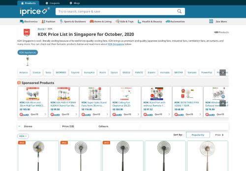 
                            7. KDK Singapore Online Store | Ceiling Fan, Standing Fan, Standing ...