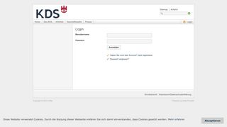 
                            8. KDS im DSLV - Login