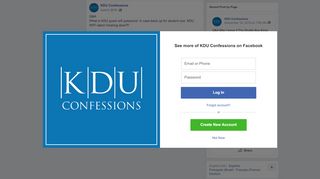 
                            5. KDU Confessions - Q&A What is KDU guest wifi password. In ...
