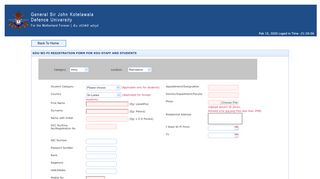 
                            1. KDU WI-FI REGISTRATION FORM FOR KDU STAFF AND STUDENTS