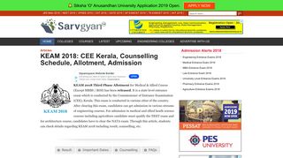 
                            9. KEAM 2018: CEE Kerala, Counselling Schedule, Allotment, Admission