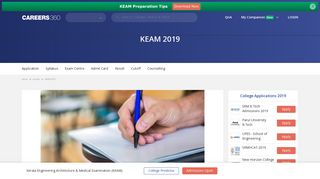 
                            8. KEAM 2019 – Application Form (Released), Dates, Syllabus, Pattern