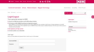 
                            1. KEB – Login/Logout