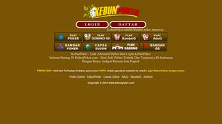 
                            9. KebunPoker | Login KebunPoker | Link Alternatif KebunPoker | Daftar ...