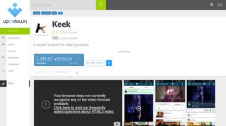 
                            6. Keek 6.2.15670 for Android - Download