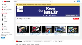 
                            10. Keen Signs and Graphics - YouTube