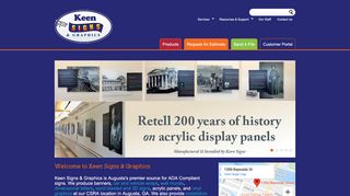 
                            2. Keen Signs & Graphics : Mobile : Home