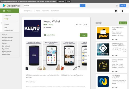 
                            4. Keenu Wallet - Google Play پر موجود ایپس