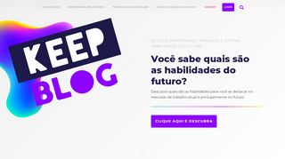 
                            2. Keep Learning School: Blog de criatividade & inovação