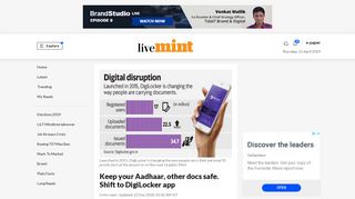 
                            12. Keep your Aadhaar, other docs safe. Shift to DigiLocker app - Livemint