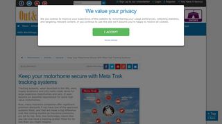 
                            8. Keep your motorhome secure with Meta Trak tracking systems ...