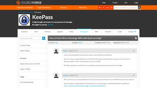 
                            11. KeePass / Discussion / Help:How to host DB on Synology NAS with ...