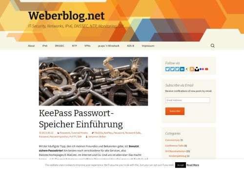 
                            10. KeePass Passwort-Speicher Einführung | Blog Webernetz.net