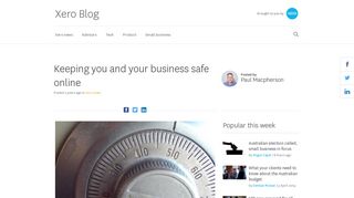 
                            7. Keeping you and your business safe online - Xero Blog