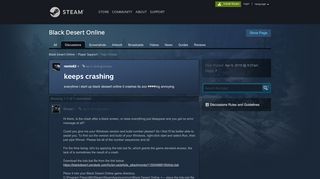 
                            4. keeps crashing :: Black Desert Online General Discussions