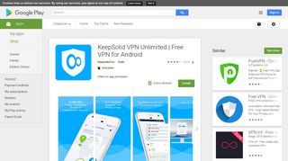 
                            7. KeepSolid VPN Unlimited | Free VPN for Android - Apps on Google Play