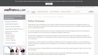 
                            6. Kefron Information Management Services - Kefron McLaw