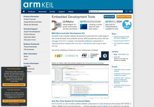 
                            13. Keil Embedded Development Tools for Arm, Cortex-M, Cortex-R4 ...