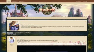 
                            11. Kein Fehler - Login Probleme bei FireFox | Forum - Elvenar Deutschland