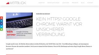 
                            10. Kein HTTPS? Google Chrome warnt vor unsicherer Verbindung