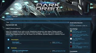 
                            1. Kein Login möglich! | DarkOrbit DE - Bigpoint