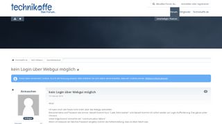 
                            3. kein Login über Webgui möglich - OpenMediaVault - Technikaffe.de