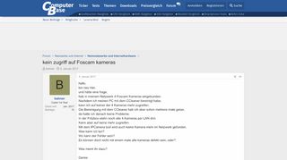 
                            5. kein zugriff auf Foscam kameras | ComputerBase Forum