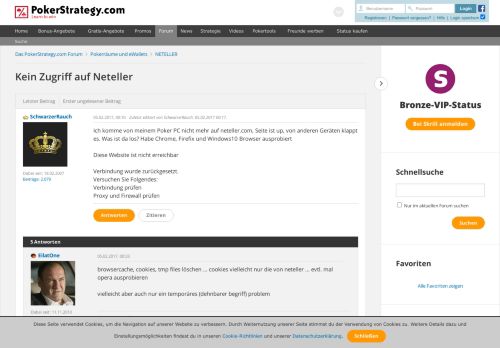 
                            6. Kein Zugriff auf Neteller | NETELLER | Das PokerStrategy.com Forum
