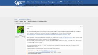 
                            12. Kein Zugriff auf OwnCloud von ausserhalb | ComputerBase Forum