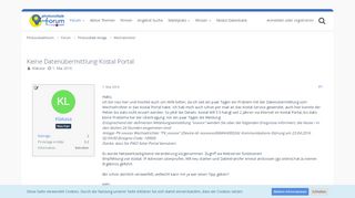 
                            11. Keine Datenübermittlung Kostal Portal• Photovoltaikforum