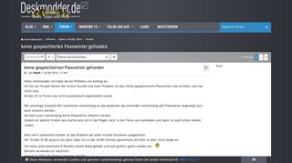 
                            5. keine gespeichterten Passwörter gefunden - Deskmodder.de