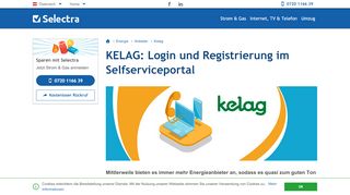 
                            13. KELAG: Login und Registrierung im Selfserviceportal - Selectra.at