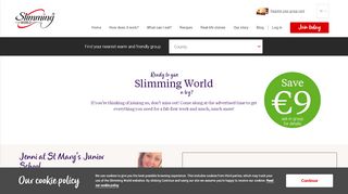 
                            8. Kellie at STRABANE, St Mary's Junior School ... - Slimming World