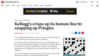 
                            13. Kellogg's crisps up its bottom line by snapping up Pringles | The ...